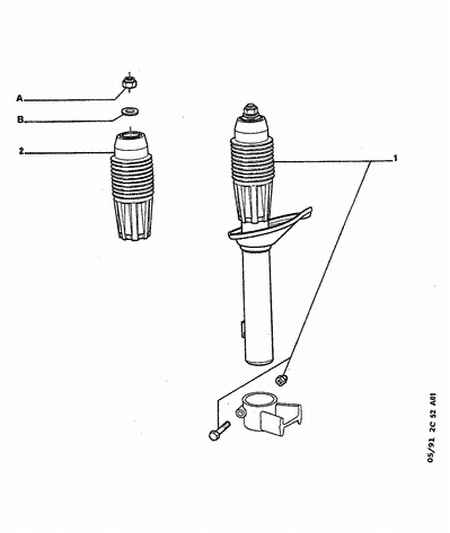 PEUGEOT 5202.L7 - Shock Absorber www.autospares.lv