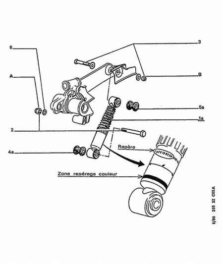 PEUGEOT (DF-PSA) 5206 45 - Amortizators autospares.lv