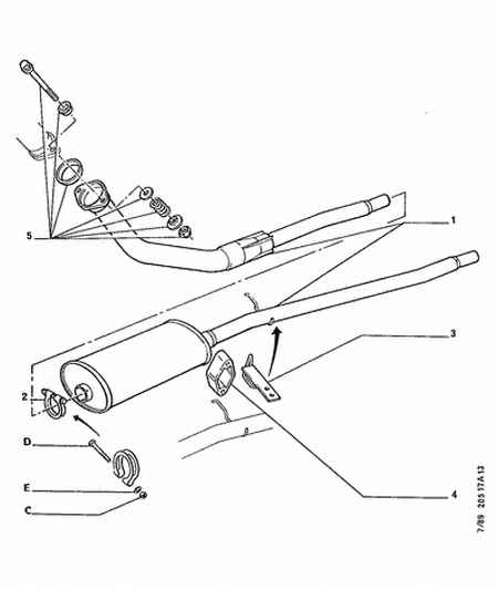 PEUGEOT 1713 31 - Pipe Connector, exhaust system www.autospares.lv