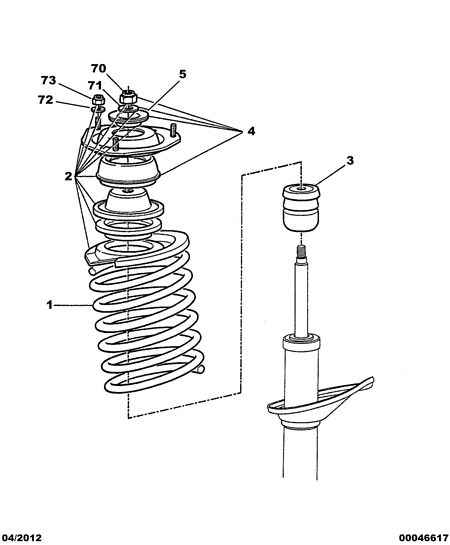 DS 5031 55 - FRONT SHOCK ABSORBER MOUNTING autospares.lv