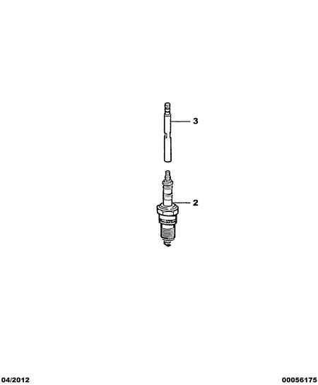 CITROËN (DF-PSA) 5962 13 - Свеча зажигания www.autospares.lv