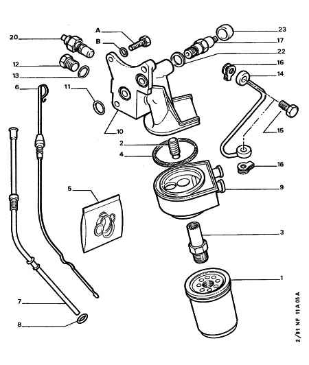 PEUGEOT (DF-PSA) 1109 52 - Eļļas filtrs www.autospares.lv