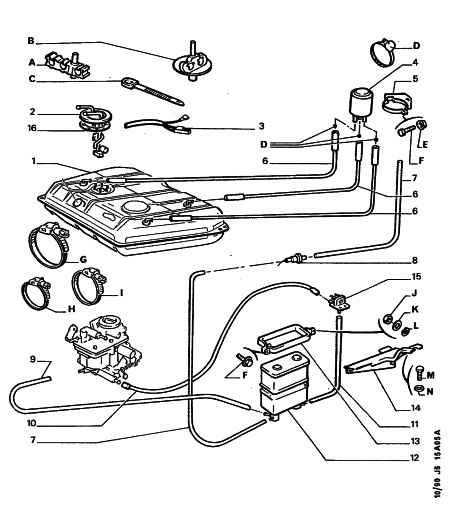 CITROËN 1525 04 - Топливный насос www.autospares.lv