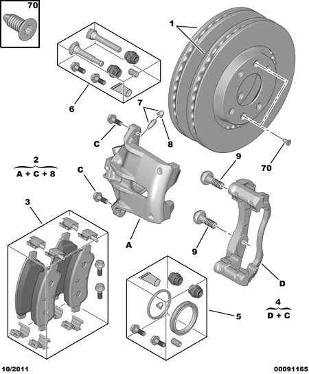 DS 16 104 896 80 - Brake Pad Set, disc brake www.autospares.lv