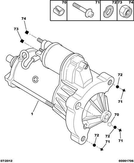 PEUGEOT (DF-PSA) 5802 W5 - Starteris www.autospares.lv