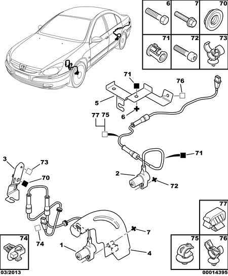 PEUGEOT (DF-PSA) 6990 A3 - Blīvju komplekts, Ūdenssūknis www.autospares.lv