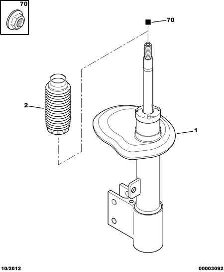 PEUGEOT 5202 HN - Shock Absorber www.autospares.lv