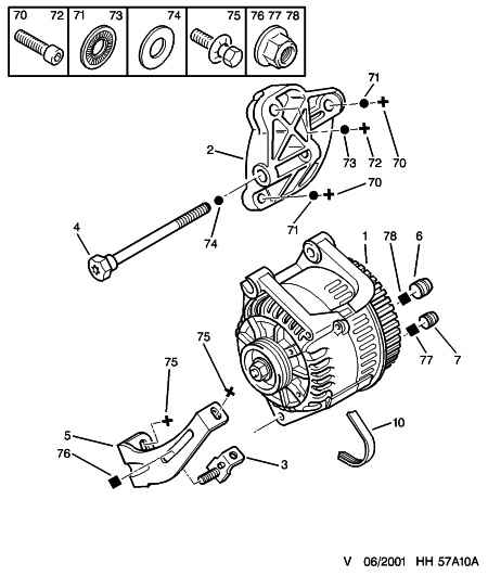 CITROËN 5705.E5 - Alternator www.autospares.lv