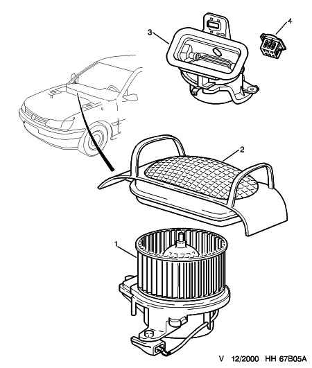 CITROËN 6450 P7 - Rezistors, Salona ventilators www.autospares.lv