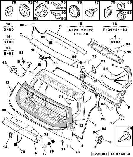 Mitsubishi 8731.Q1 - Gāzes atspere, Bagāžas / Kravas nodalījuma vāks www.autospares.lv