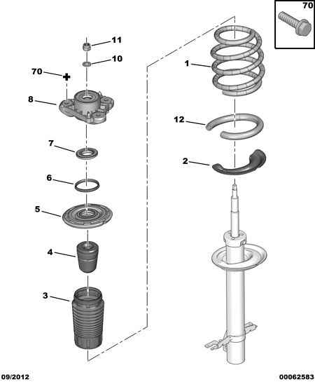 CITROËN 5038 F3 - Top Strut Mounting www.autospares.lv