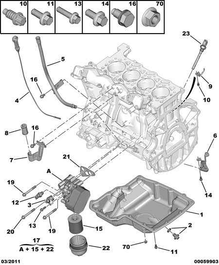 PEUGEOT 1103 Q1 - Eļļas radiators, Motoreļļa www.autospares.lv