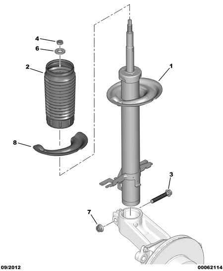 CITROËN/PEUGEOT 5202.XG - Shock Absorber www.autospares.lv