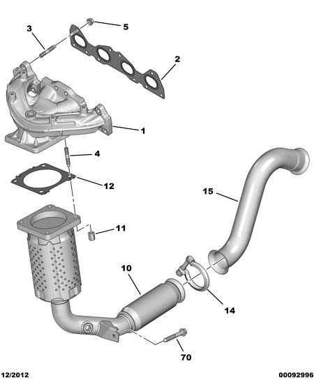 PEUGEOT (DF-PSA) 1731 SJ - Katalizators www.autospares.lv