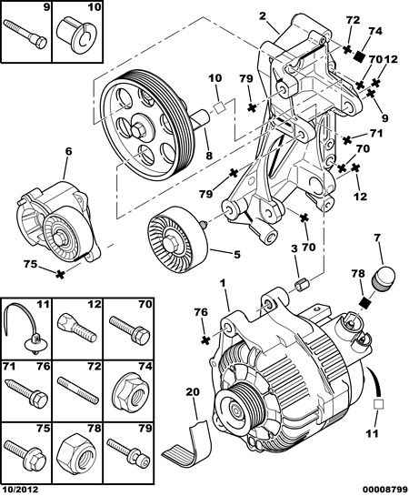 CITROËN 5705 AL - Ģenerators autospares.lv