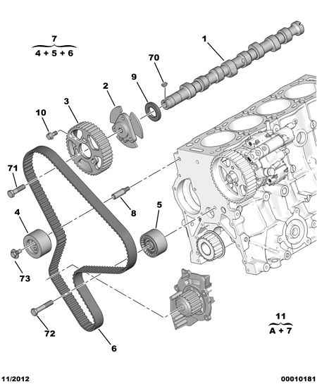 CITROËN (DF-PSA) 0829.C4 - Направляющий ролик, зубчатый ремень ГРМ www.autospares.lv