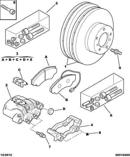 CITROËN 4246 X9 - Bremžu diski autospares.lv