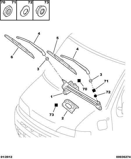 PEUGEOT 6423 P0 - WINDSCREEN WIPER BLADE www.autospares.lv