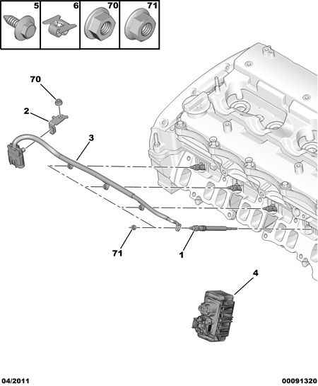 CITROËN/PEUGEOT 96 756 809 80 - Kvēlsvece autospares.lv