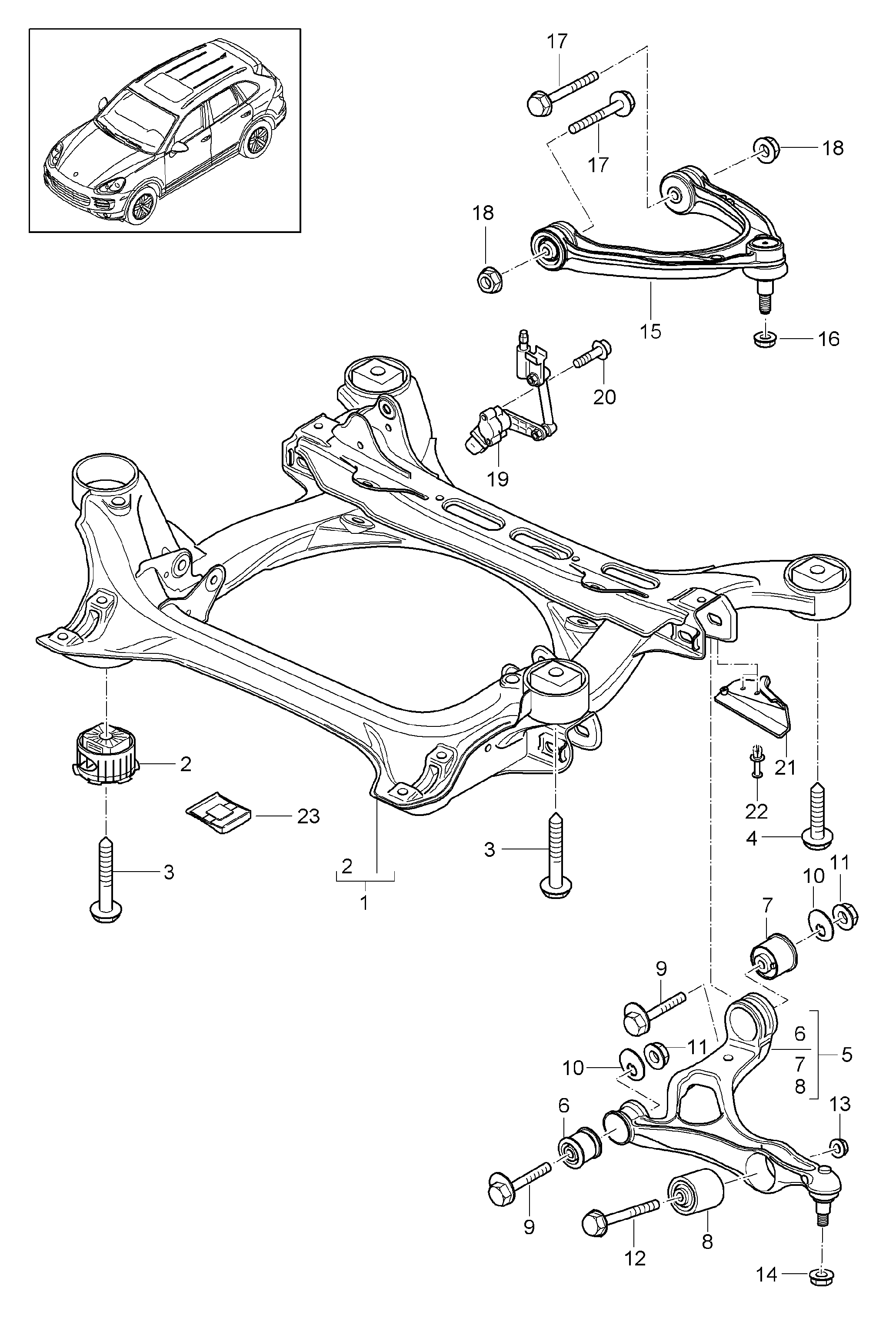 VAG 958 341 053 11 - Neatkarīgās balstiekārtas svira, Riteņa piekare www.autospares.lv