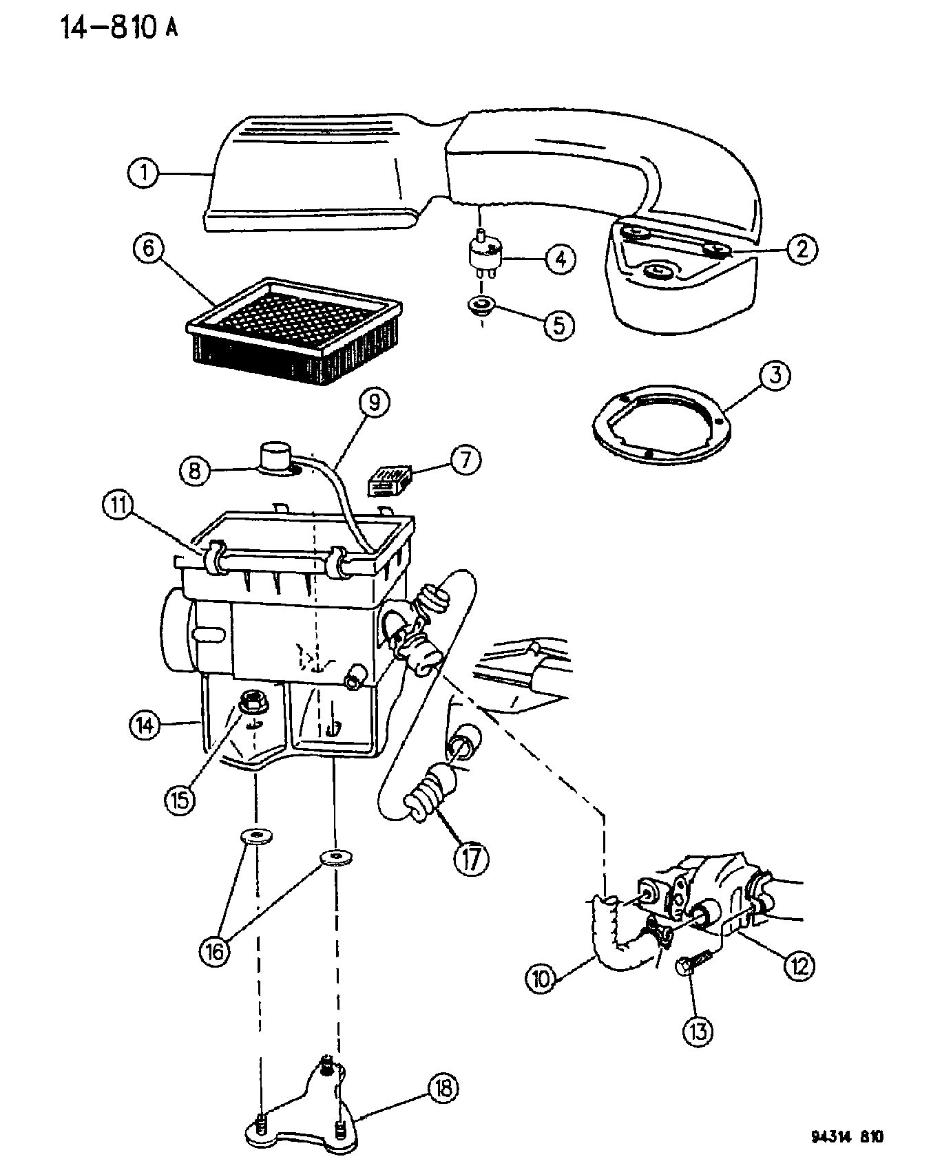 Chrysler 430 6113 - Gaisa filtrs autospares.lv