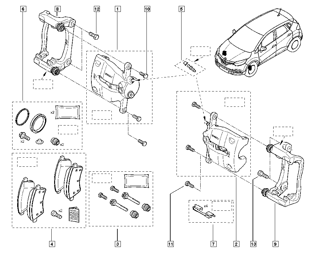 DACIA 7701208333 - Brake Caliper www.autospares.lv