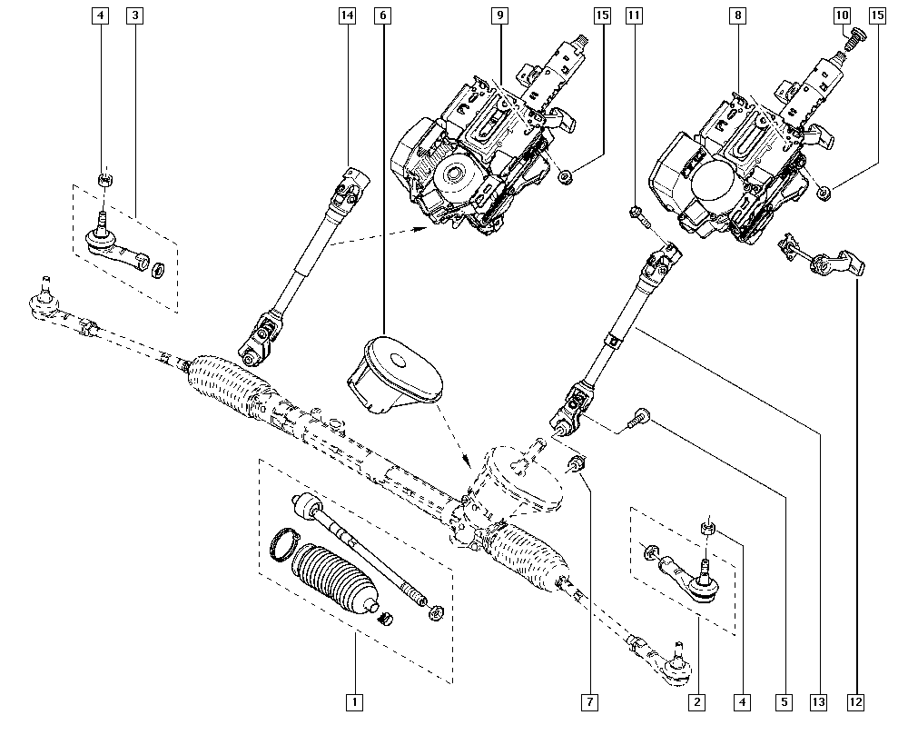 DACIA 7701475842 - Stūres šķērsstiepņa uzgalis autospares.lv