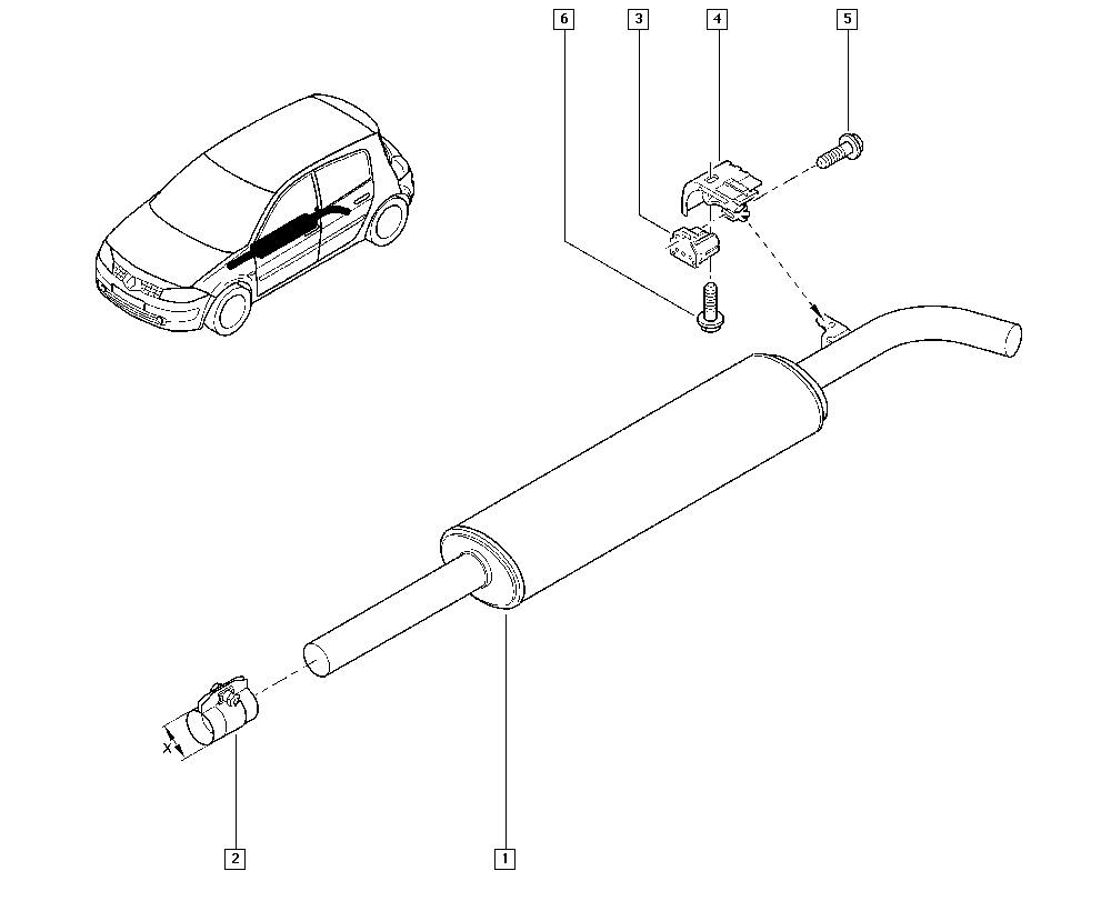 RENAULT 8200035447 - Bukse, Stabilizators www.autospares.lv