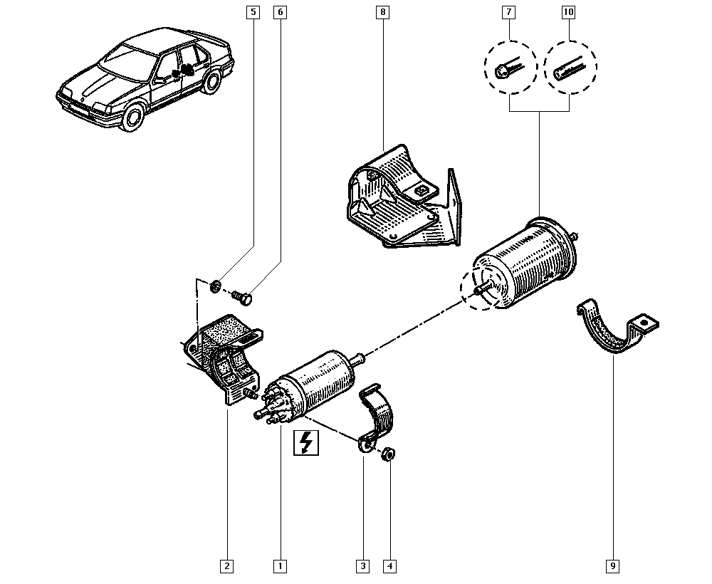 Opel 77 00 855 358 - Degvielas sūknis autospares.lv