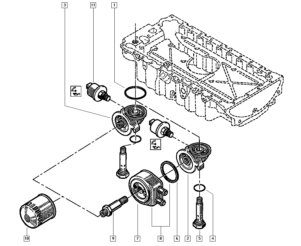 FORD 7700720978 - Масляный фильтр www.autospares.lv