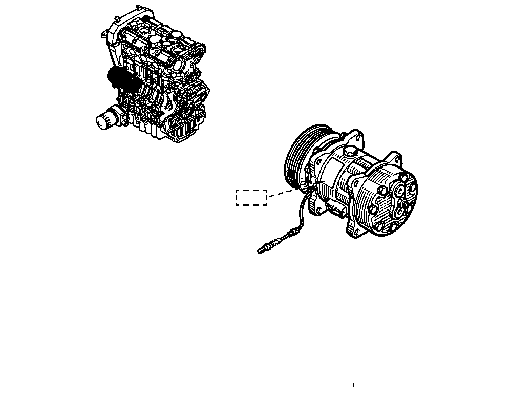 NISSAN 7438610031 - Compressor, air conditioning www.autospares.lv