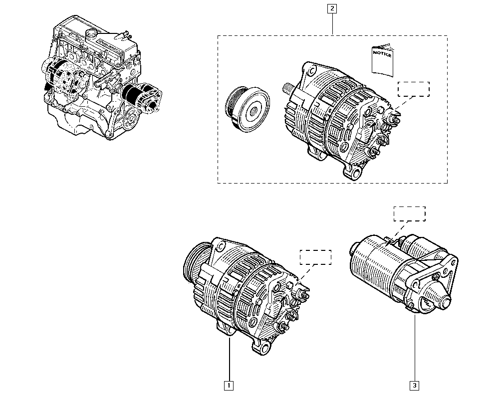 RENAULT 77 00 870 279 - Ģenerators autospares.lv