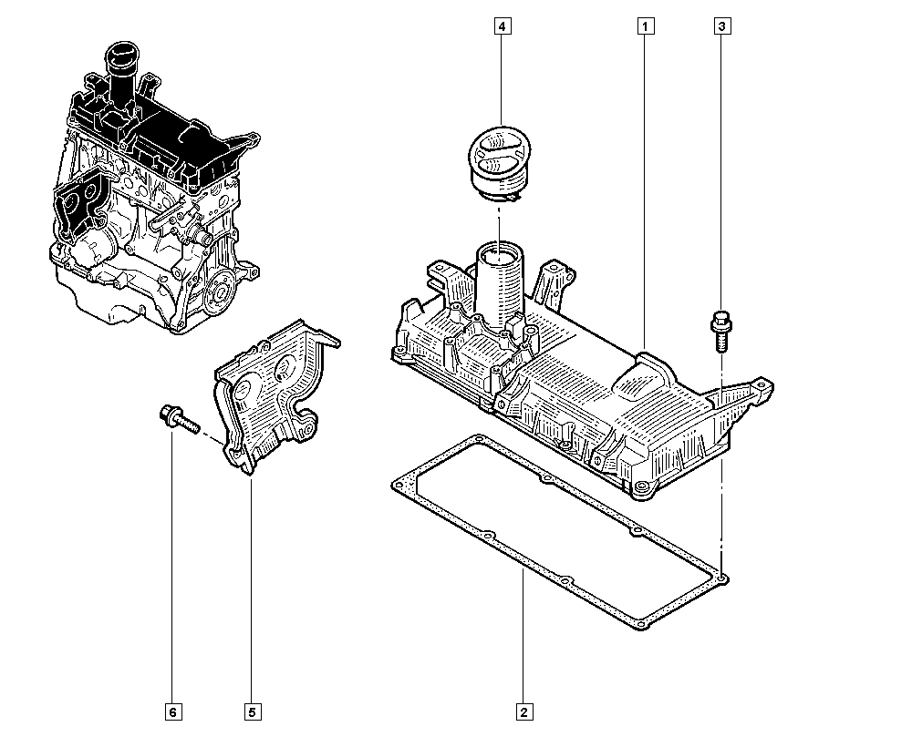 RENAULT 77 01 471 719 - Прокладка, крышка головки цилиндра www.autospares.lv