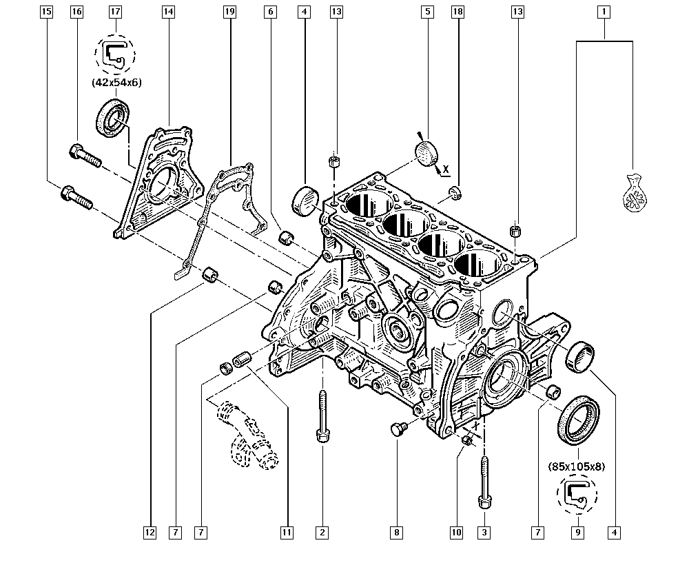 RENAULT TRUCKS 122797403R - Blīve, Motora bloka galva autospares.lv