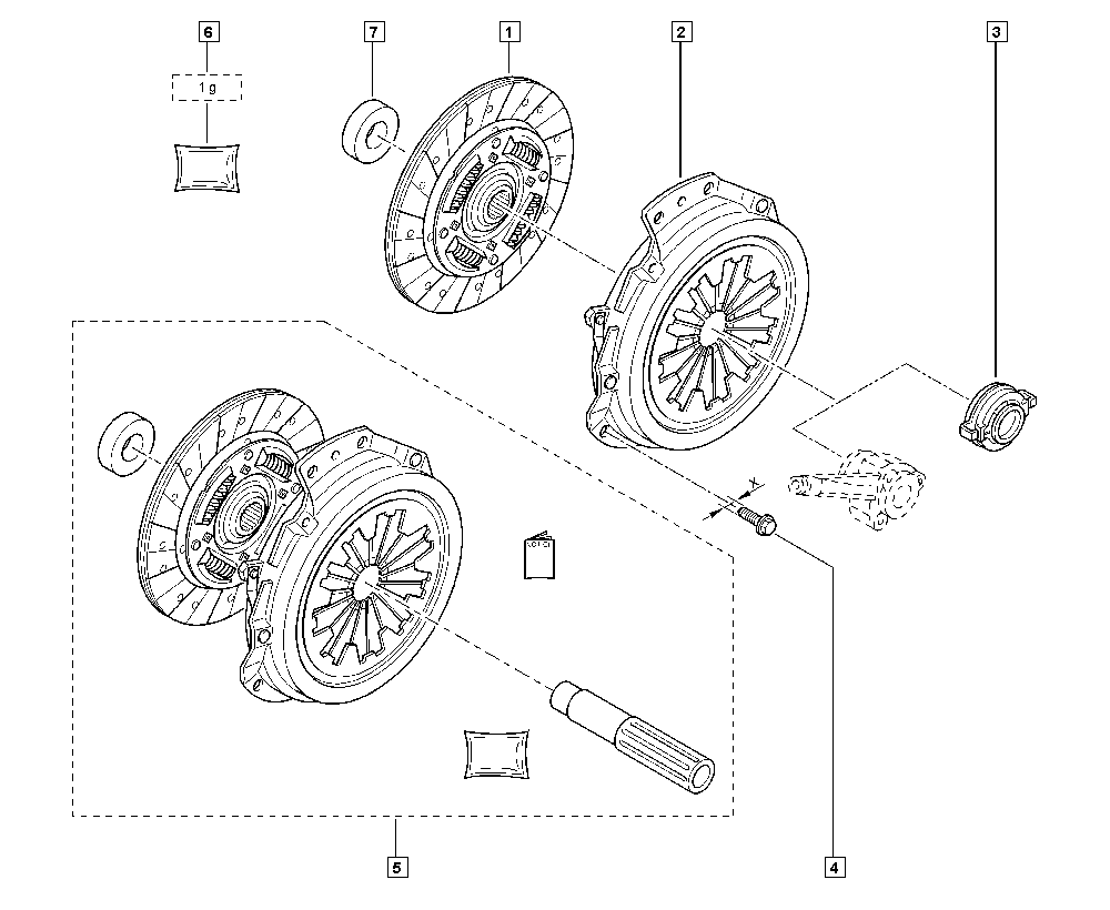 RENAULT 30 10 167 58R - Clutch Disc www.autospares.lv