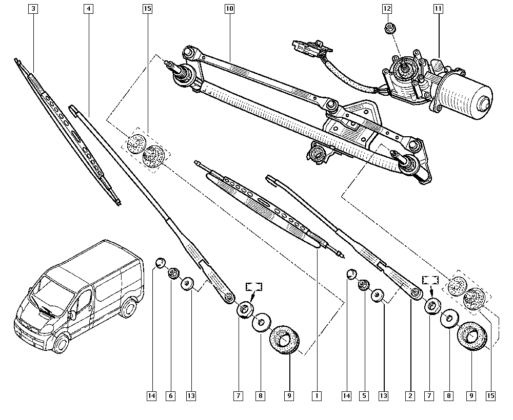 RENAULT 7701050583 - Stikla tīrītāja slotiņa autospares.lv