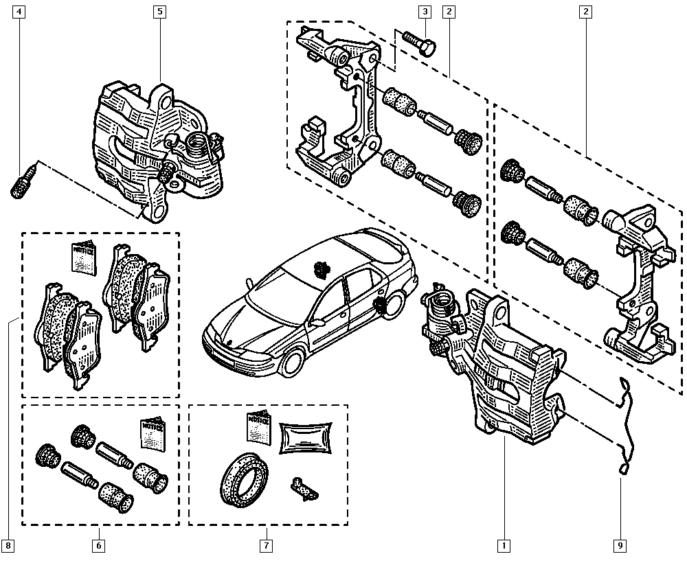 RENAULT 7701049109 - Тормозной суппорт www.autospares.lv