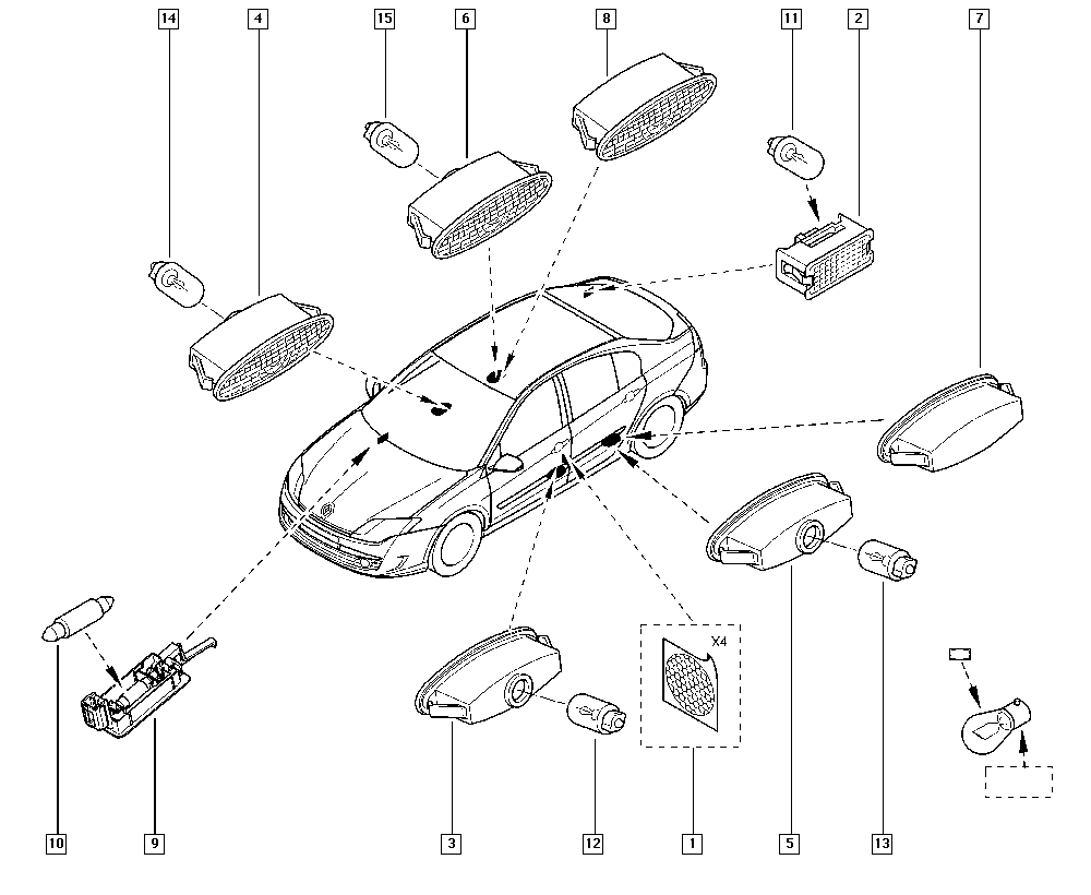 RENAULT 77 03 097 181 - Kvēlspuldze, Instrumentu paneļa apgaismojums autospares.lv