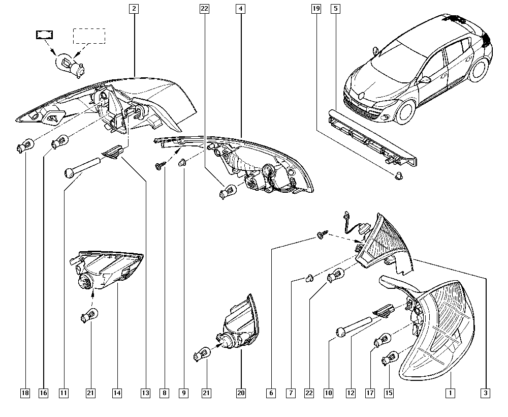 RENAULT 77 03 097 178 - Kvēlspuldze, Instrumentu paneļa apgaismojums autospares.lv