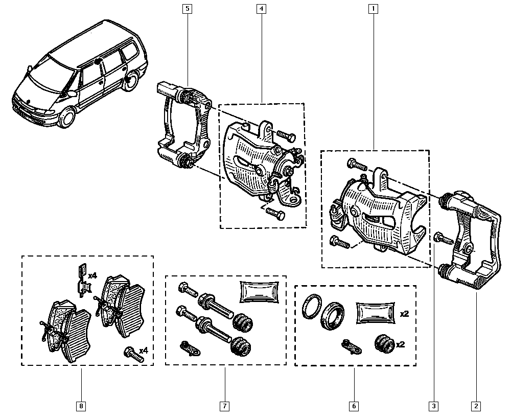 PEUGEOT 6025371650 - Тормозные колодки, дисковые, комплект www.autospares.lv