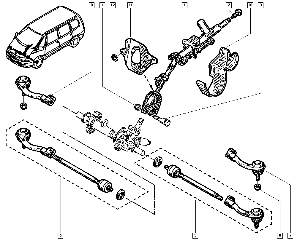 RENAULT TRUCKS 6025370494 - Aksiālais šarnīrs, Stūres šķērsstiepnis autospares.lv