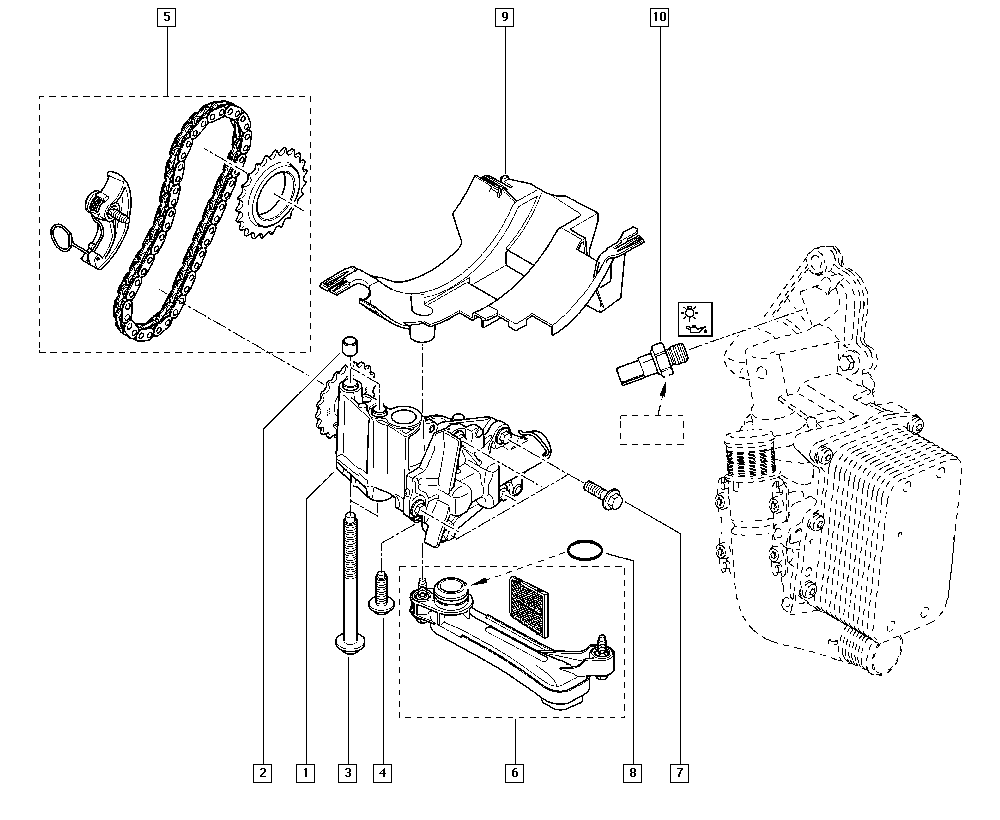 RENAULT 15 00 097 61R - Eļļas sūknis www.autospares.lv