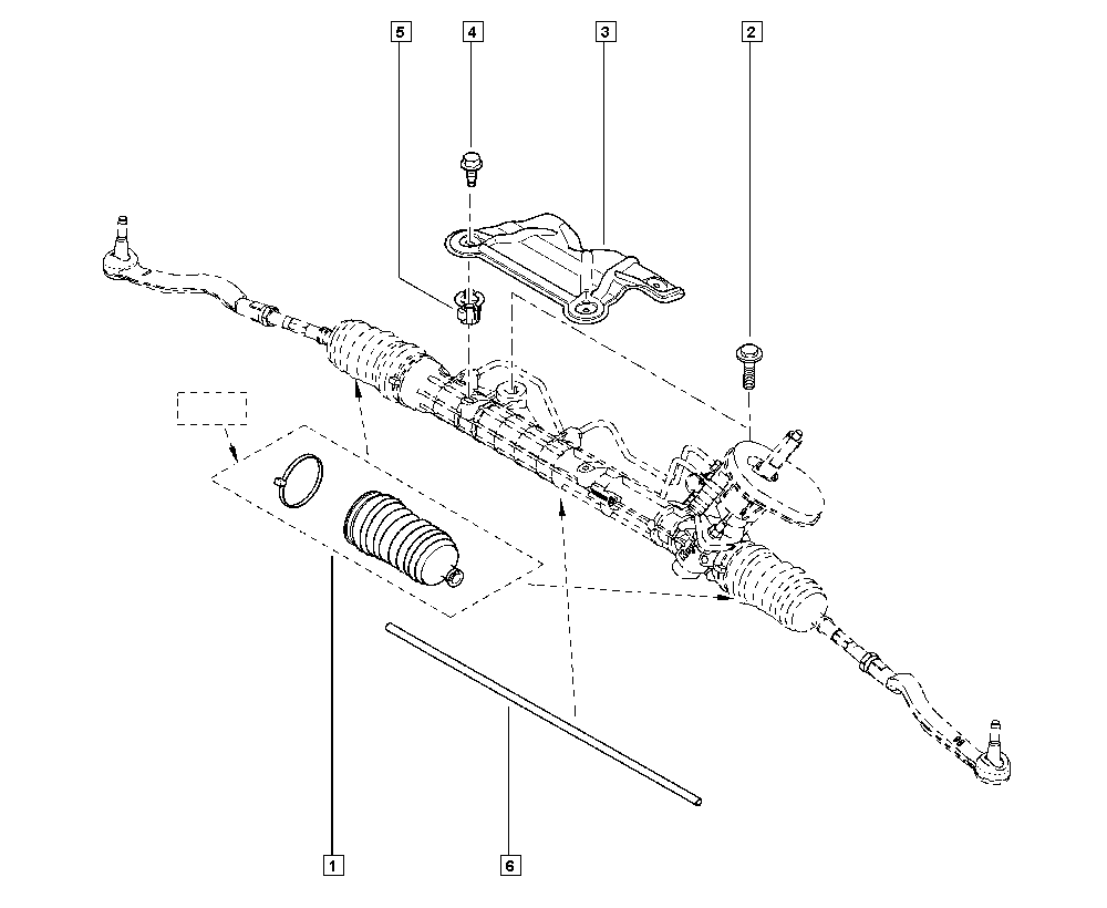 DACIA 6001547607 - Putekļusargs, Stūres iekārta autospares.lv