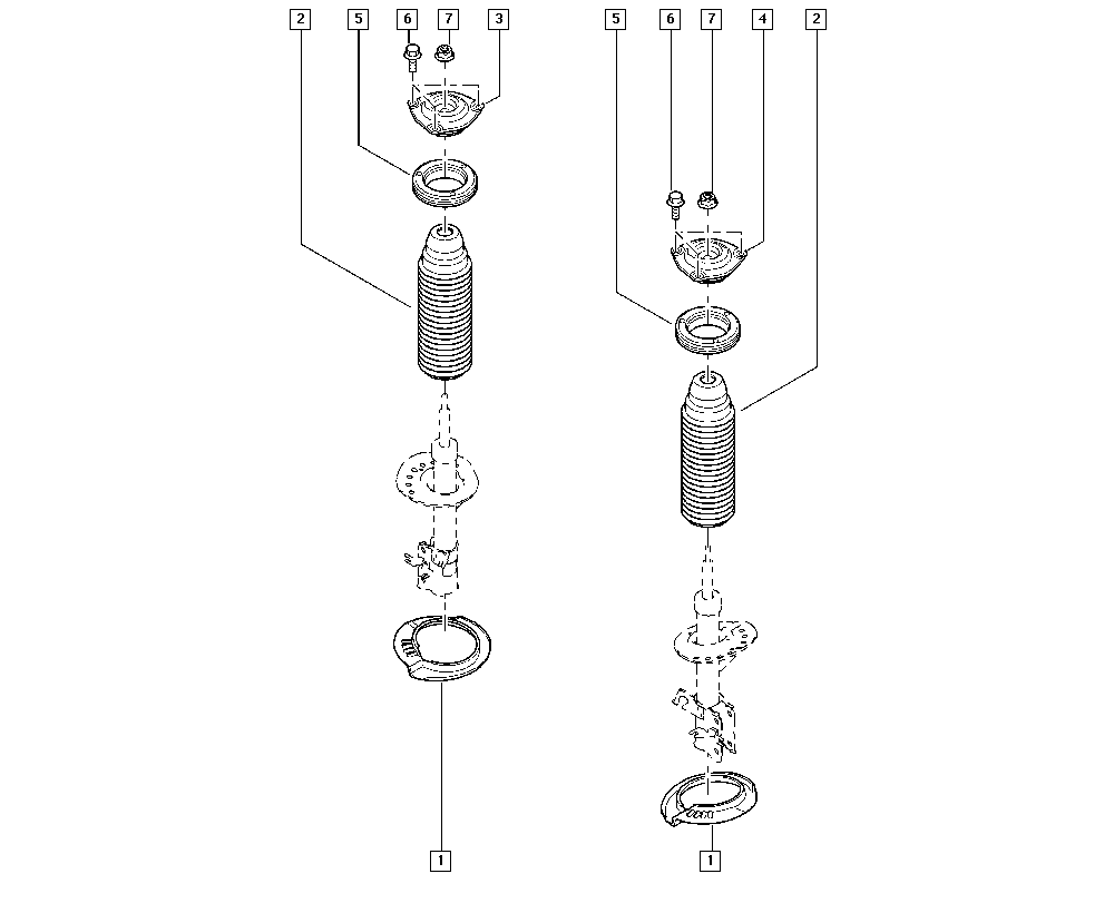 RENAULT 543200919R* - Top Strut Mounting www.autospares.lv