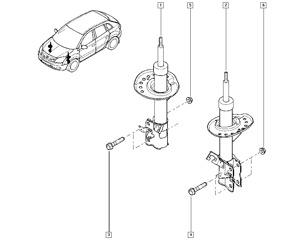 NISSAN 54302-JY01B - Amortizators www.autospares.lv