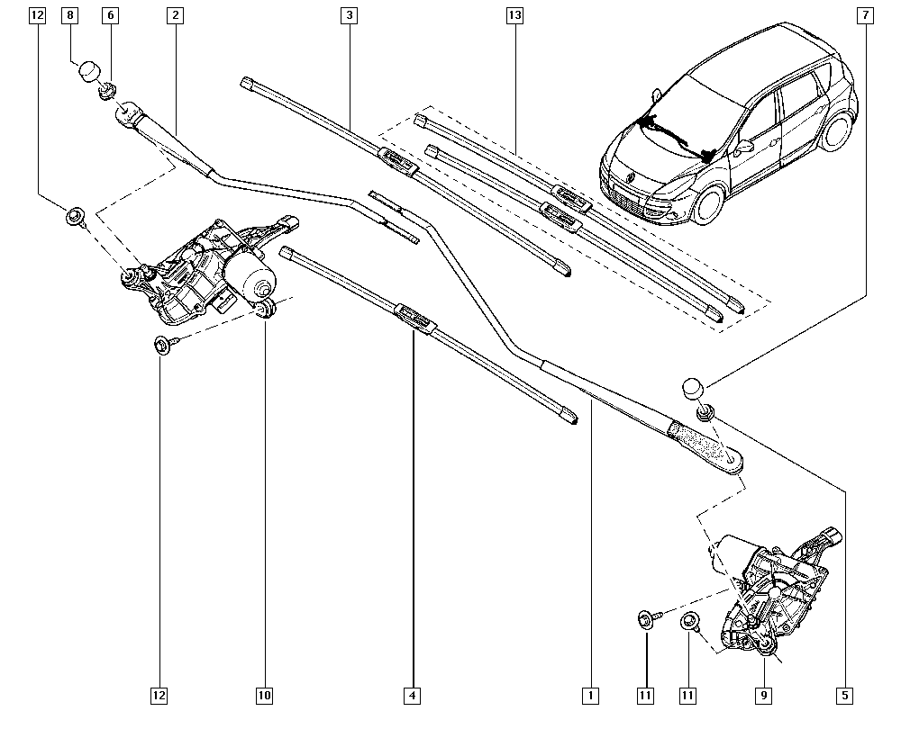 RENAULT TRUCKS 288902484R - Stikla tīrītāja slotiņa autospares.lv