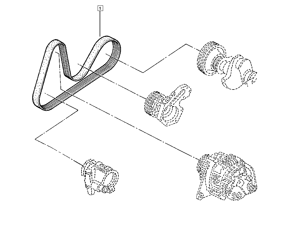 RENAULT 8200059395 - Ķīļrievu siksna autospares.lv