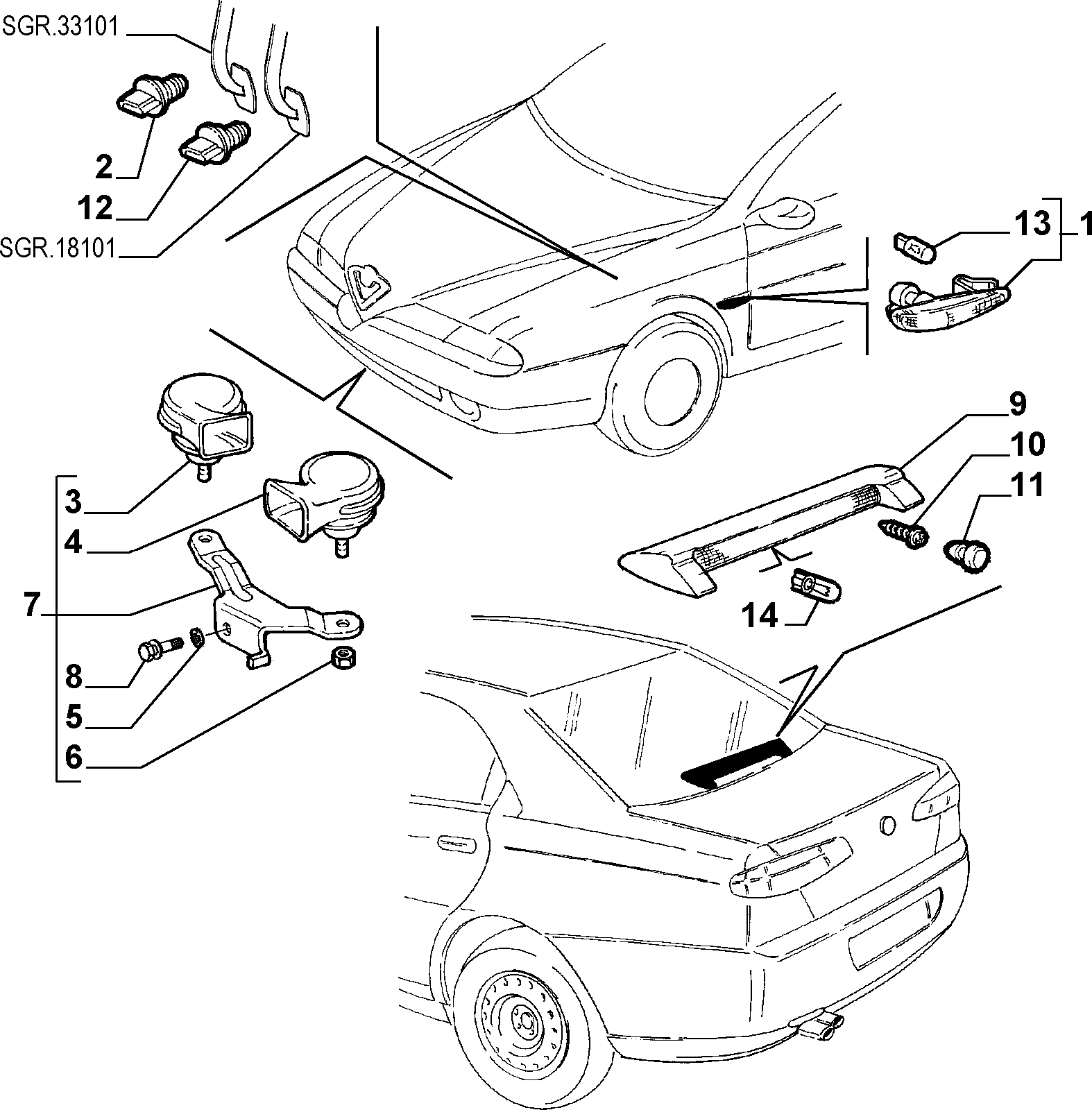 Innocenti 7627639 - Slēdzis, Sajūga pievads (Motora vadība) www.autospares.lv