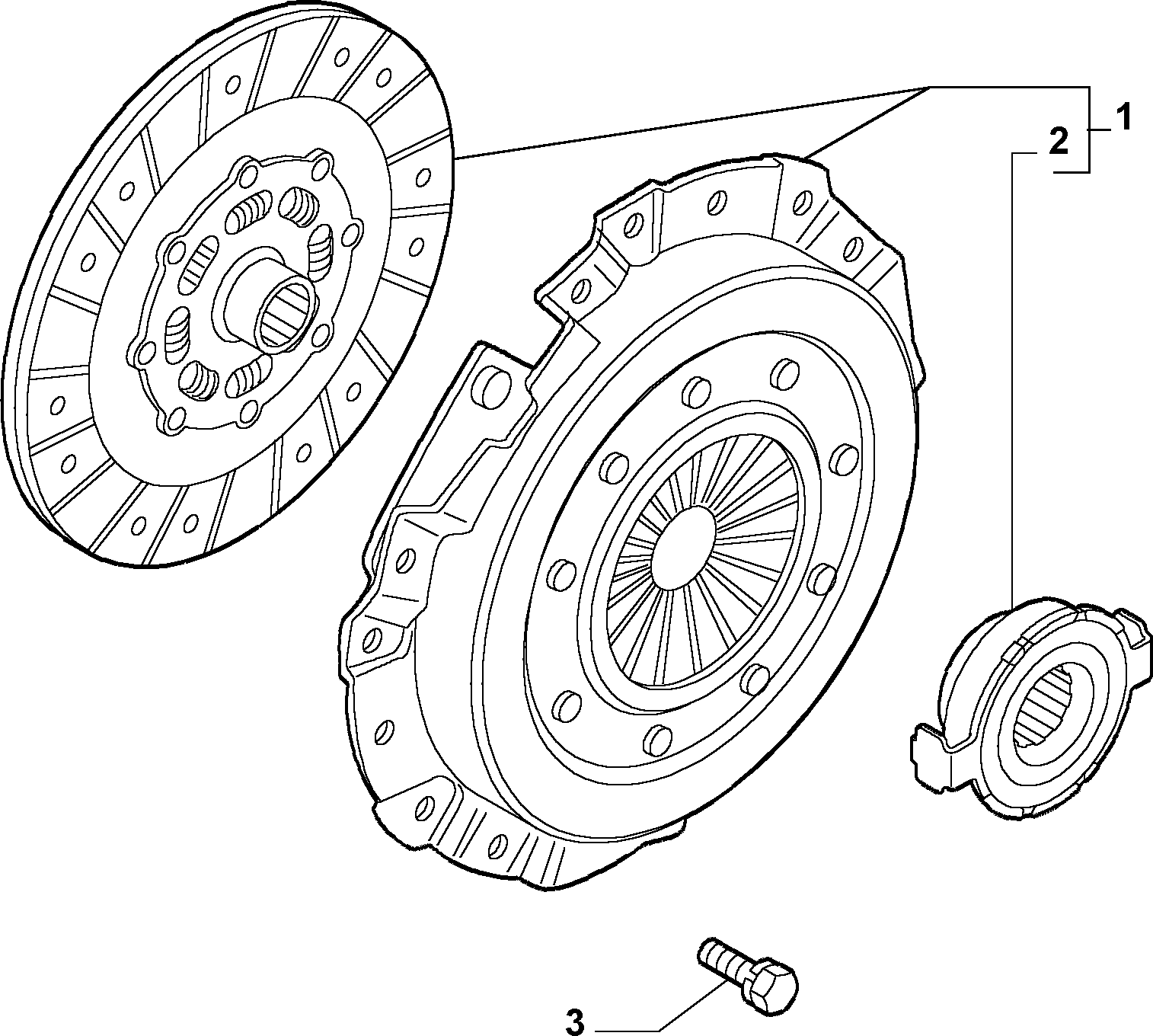 FIAT 71739501 - Sajūga komplekts www.autospares.lv