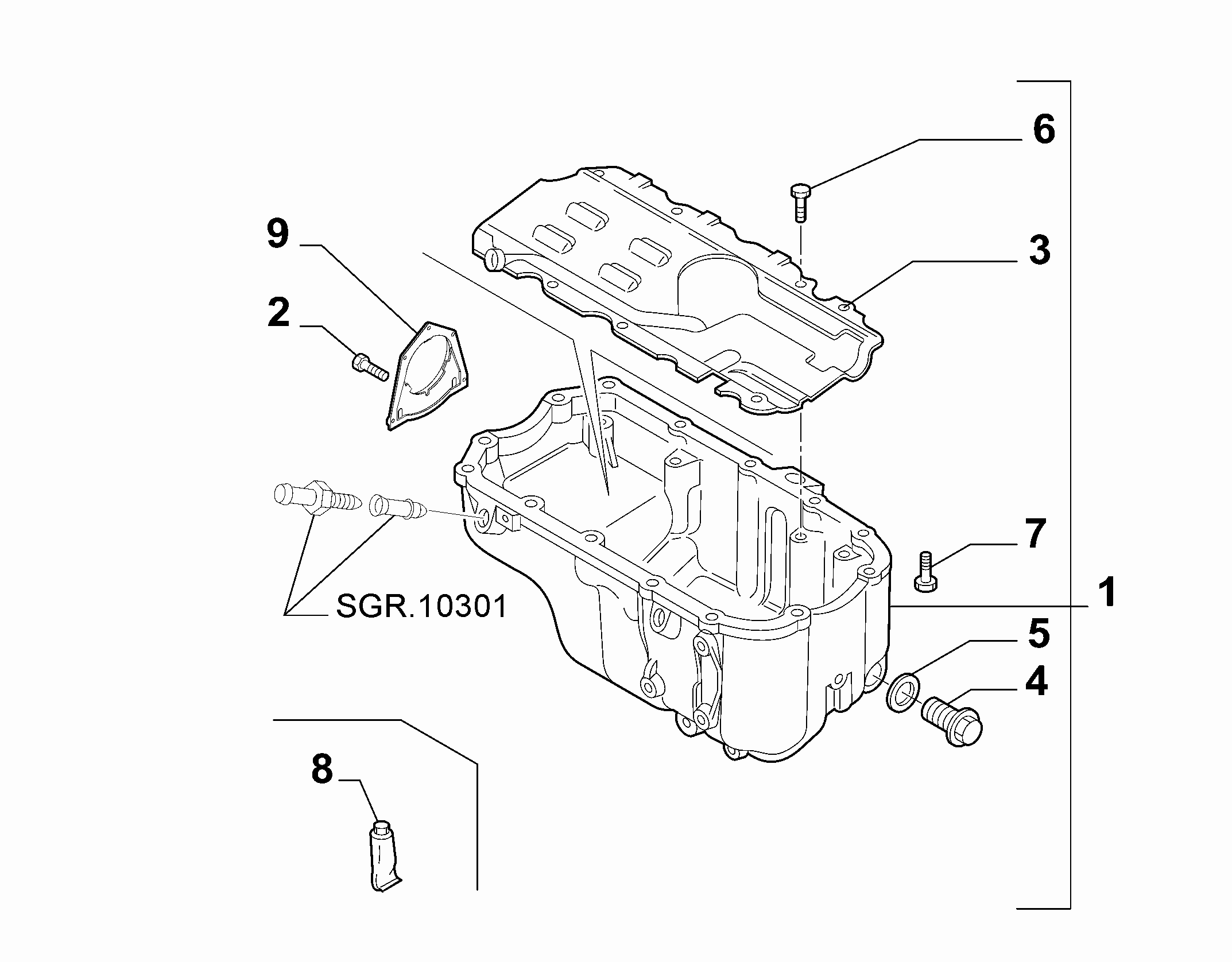 FIAT 71718365 - Shaft Seal, crankshaft www.autospares.lv